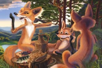 фарбований лис